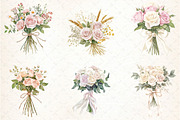 Bouquet of Tied Roses - Boho - Clipa, an Illustration by DreamCafeArt (Thumbnail 3 of 5)