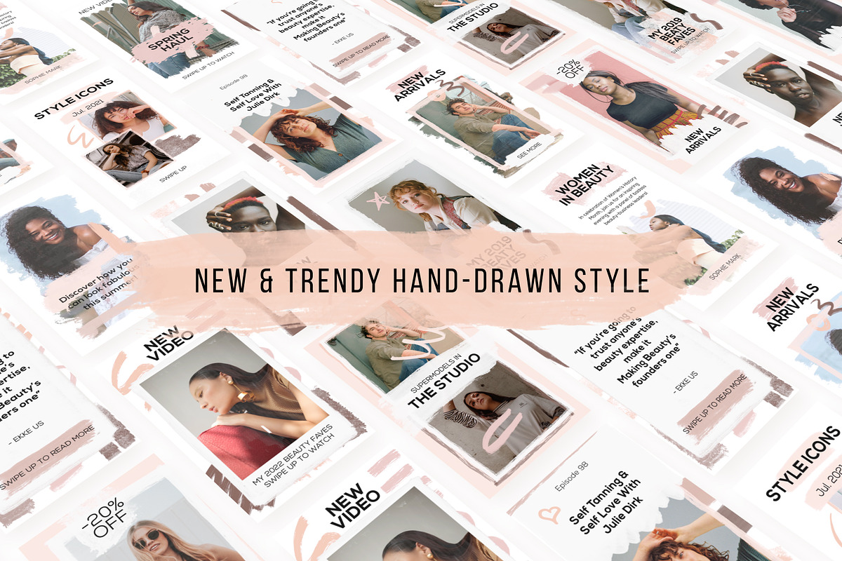 ANIMATED Brush Instagram Stories, a Social Media Template by Atamotion (Photo 2 of 9)