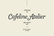 Cafeline Atelier Font, a Serif Font by gafaroff studio (Thumbnail 1 of 6)