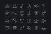 Animated Sales Strategy Icons Set, an Outline Icon by Prosymbols (Thumbnail 3 of 4)