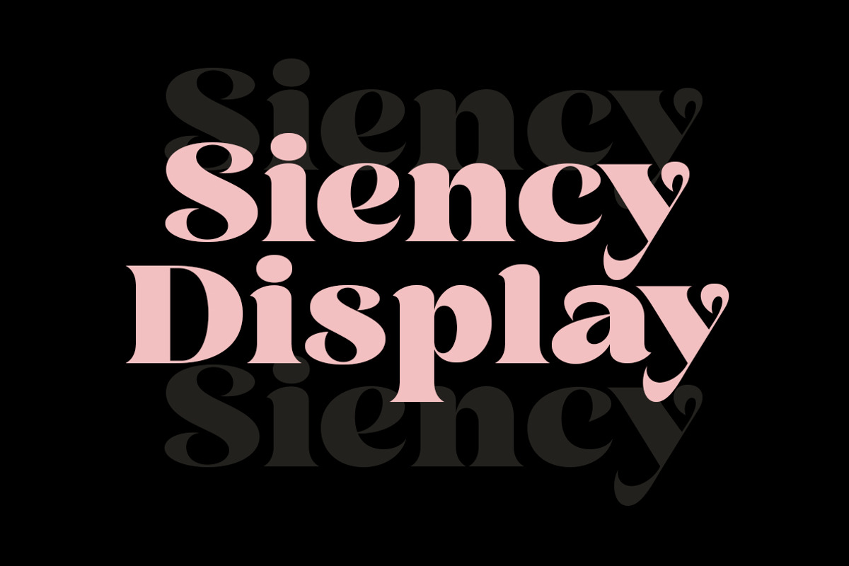 Siency Display, a Serif Font by InkwellTypeCo (Photo 1 of 11)