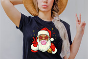 Retro Santa Blowing Bubble PNG, an Illustration by Dream Creation (Thumbnail 3 of 4)