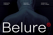 Belure — Geometric Stylish Sans, a Sans Serif Font by Fridaytype (Thumbnail 1 of 12)