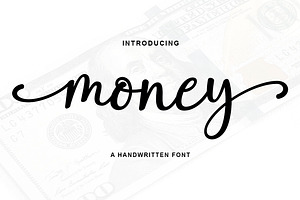 Money Script, a Script Font by Rotterlab Studio