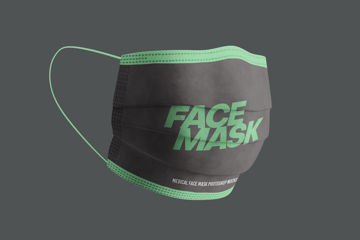 Medical Face Mask Mockups, a Mask Mockup by artimasa (Photo 3 of 3)