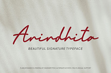 Anindhita - Script Signature Font