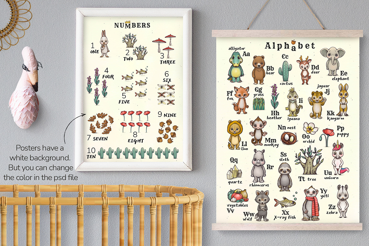 SEAMLESS PATTERNS  PRINTS  CLIPART, an Animal Illustration by TanyaSchuka (Photo 7 of 21)
