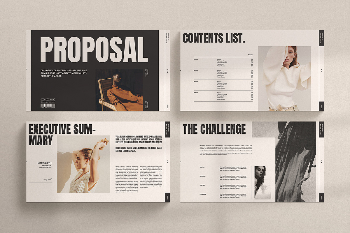 Proposal Presentation Template, a Presentation Template by E-Type (Photo 4 of 7)