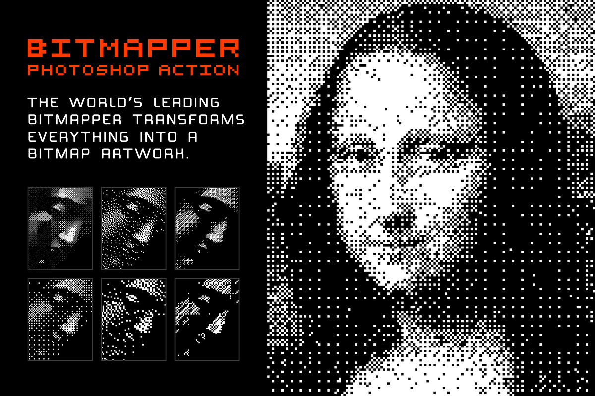 Bitmapper - Convert Image to Bitmap, an Action Add-On by Hyperpix Productions (Photo 1 of 16)