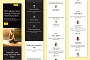 Yoga - Landing Page Template, a Templates & Theme by RPWDS (Thumbnail 3 of 3)