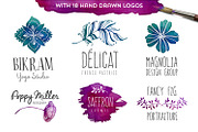 The Watercolor Branding Kit, a Graphic by Callie Rian & Co. (Thumbnail 2 of 11)