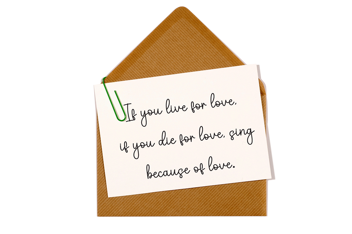 Valentina | Script Font, a Handwritten Font by Scratchones (Photo 4 of 9)