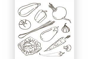 Mixed Vegetable - Vegetable Isolated