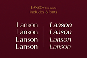 Lanson Font Family, a Sans Serif Font by Larin Type Co. (Thumbnail 3 of 15)