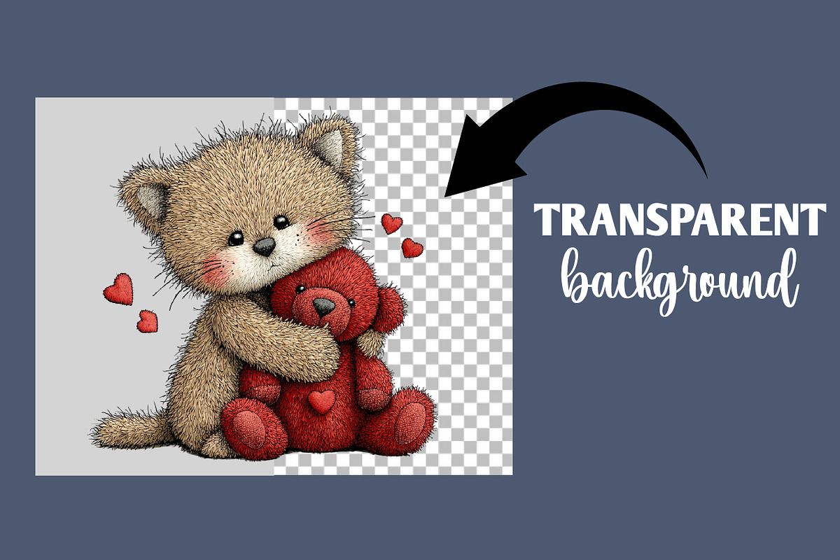Sweet Valentine's Day Animal Clipart, an Illustration by Designworld (Photo 5 of 6)
