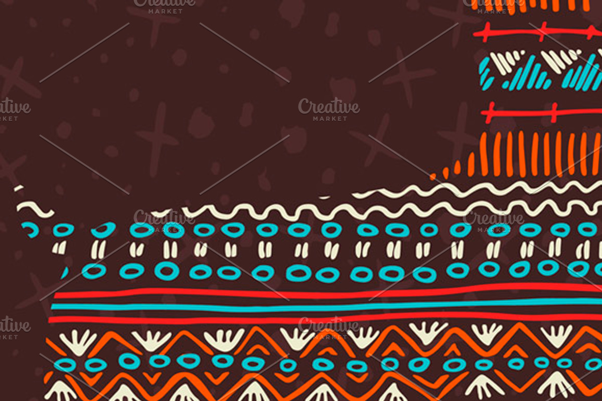 Christmas boho pattern deer, an Object Graphic by Cienpies Design (Photo 2 of 2)