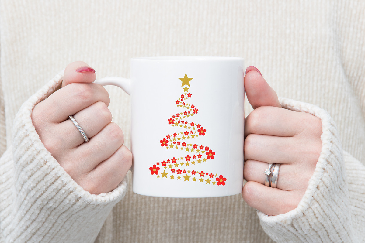 Christmas Tree of Stars Png, an Illustration by designcity5 (Photo 4 of 8)