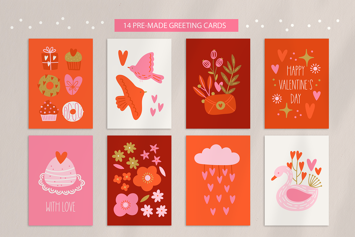 I Love You - St. Valentine's Day Kit, a Seasonal Illustration by miumiu (Photo 10 of 15)