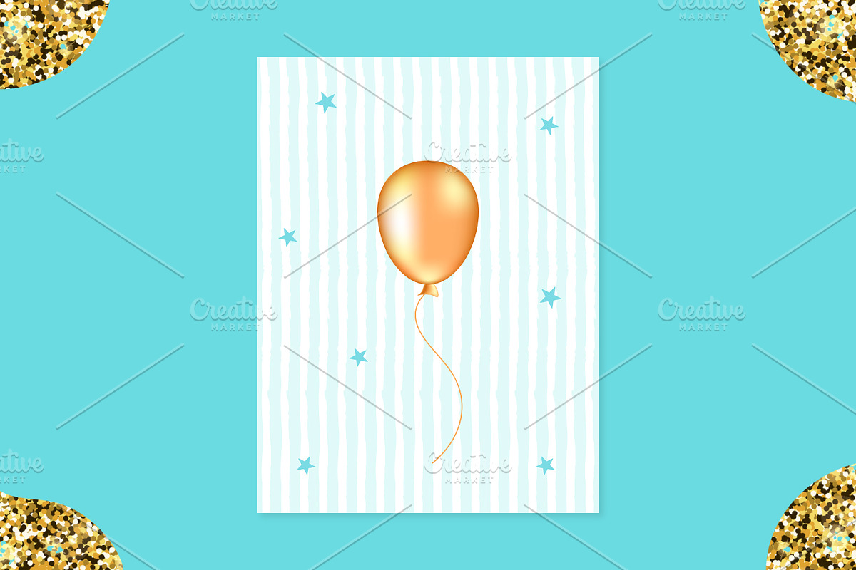 Greeting Card, Invitation, Gift  Tag, an Invitation Template by kh_cat (Photo 2 of 8)