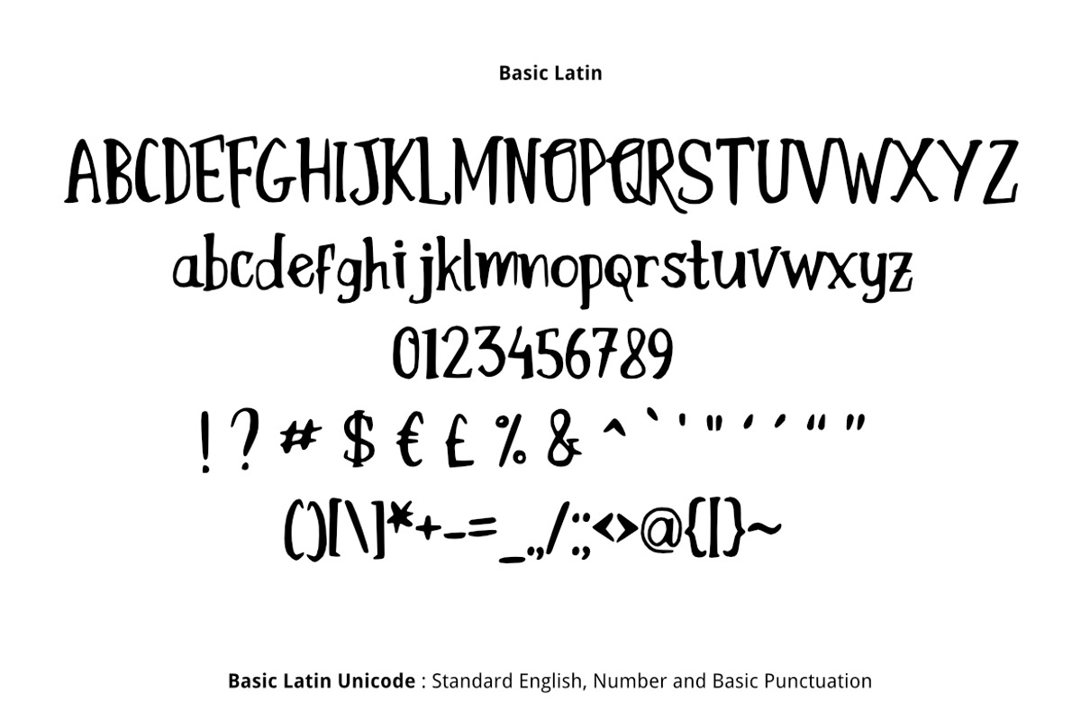 Fable Bug Simple Font preview 2