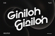Giniloh - Unique Modern Sans, a Sans Serif Font by Boril Std (Thumbnail 1 of 11)