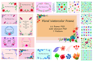 Watercolor Floral vol.1