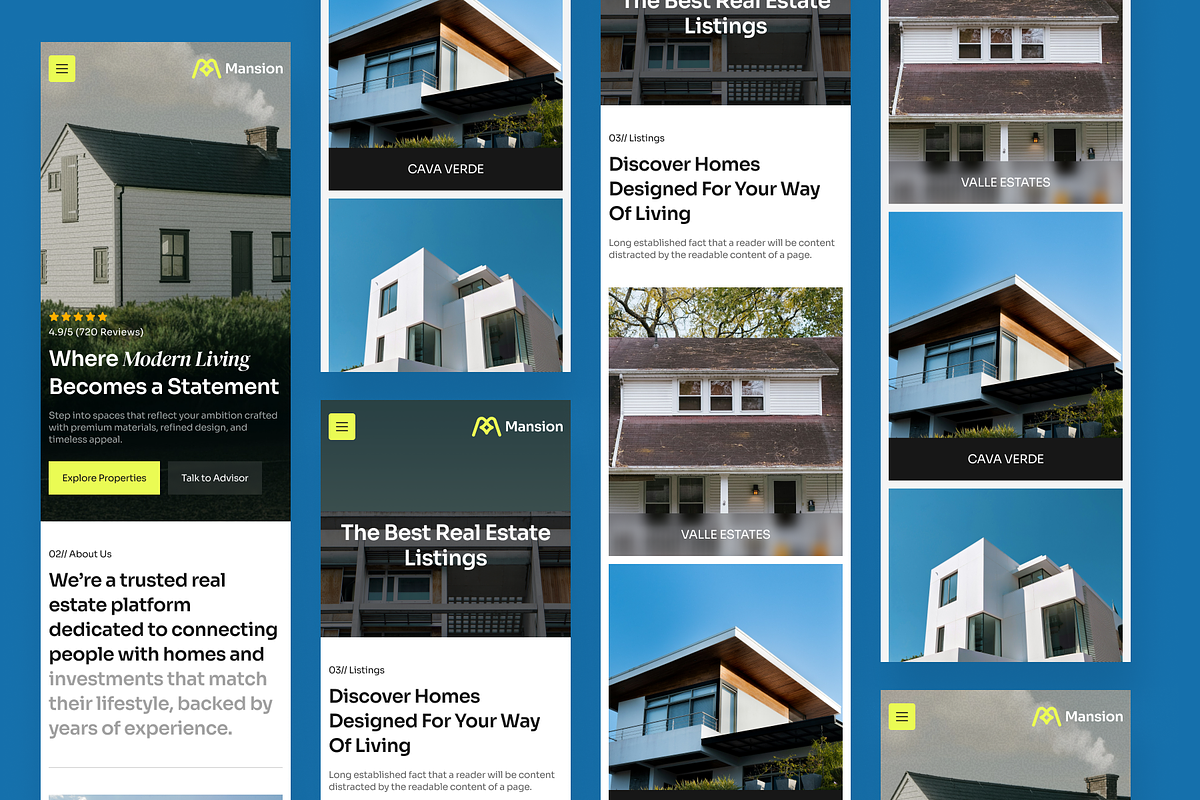 Mansion - Real Estate Website, a Landing Page Template by SLAB! Design (Photo 5 of 5)