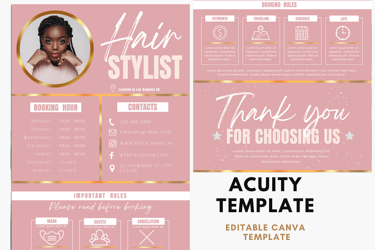 Acuity Scheduling Template, a Templates & Theme by TimCanvaTemplate (Photo 5 of 5)