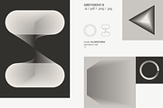 Greydient 5 - Blend Objects, an Object Graphic by kloroform (Thumbnail 6 of 14)