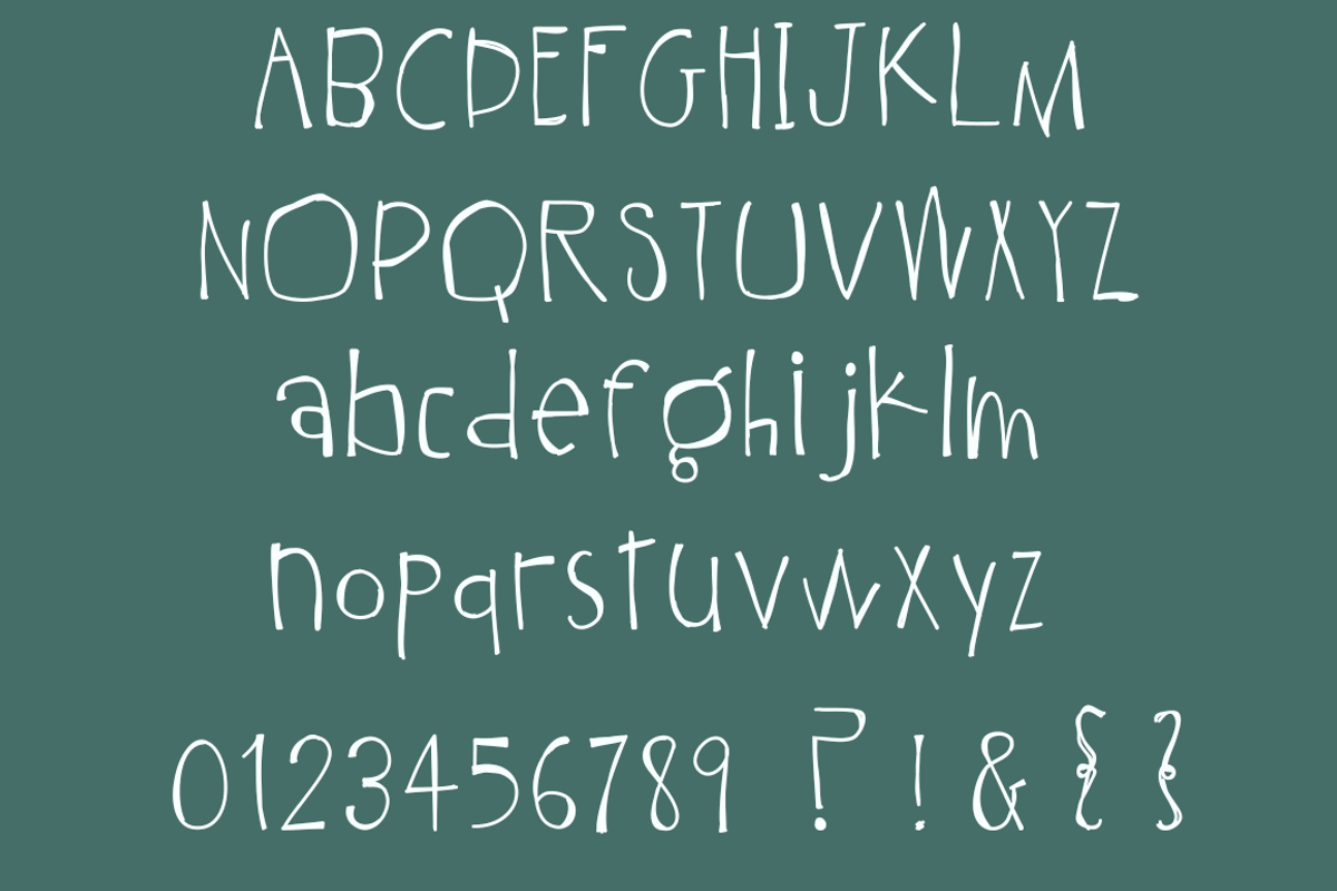 BSD Bumbles Font, a Handwritten Font by Blue Sky Design (Photo 2 of 2)