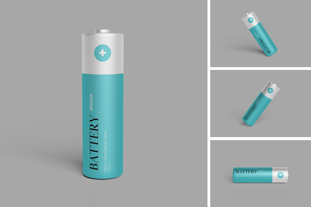 Battery Mockup, a Household Mockup by YurnalisPerix (Photo 1 of 5)