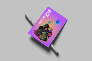 A3 Poster Mockup, a Print Template by Alhaytar
