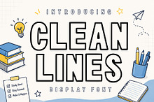 Clean Lines – Modern Outline