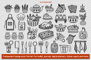 Cozy Kitchen Clipart and Patterns, an Object Illustration by Drafts n Doodles (Thumbnail 5 of 14)