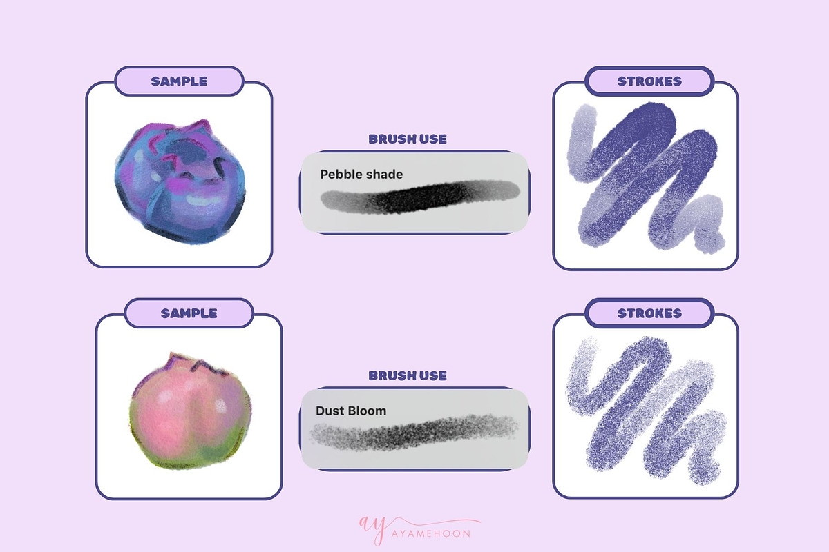 Bluebloom Soft Procreate Brushes, a Brush Add-On by ProcreateiBox (Photo 5 of 8)