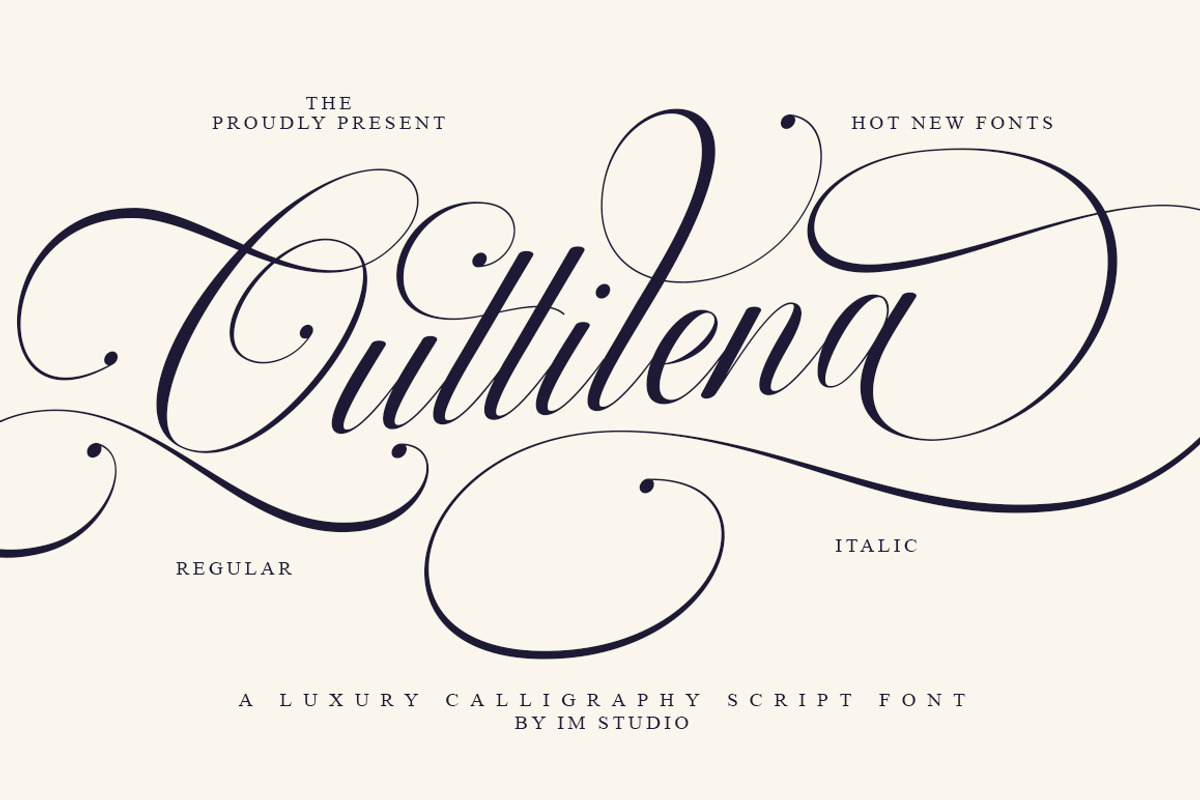Quttilena Script, a Script Font by IM Studio (Photo 10 of 10)