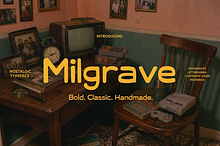 Milgrave: A Classic Geometric Font