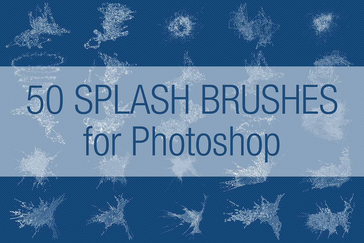 50 Splash Brushes for Photoshop, a Brush Add-On by Creative Graphics (Photo 1 of 5)