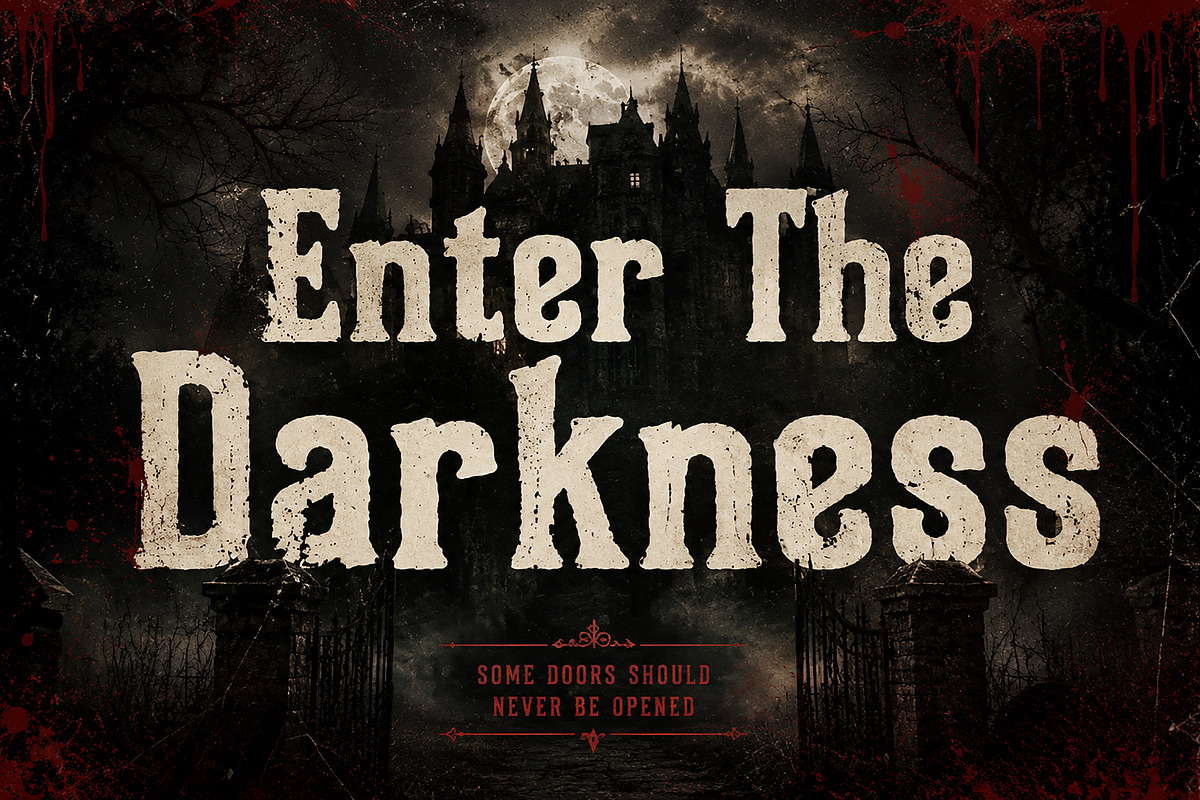 Crypt Horror, a Slab Serif Font by Wow Magic (Photo 4 of 5)