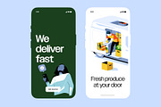 Isometric delivery illustrations, an iPhone Mockup by Formfrom (Thumbnail 3 of 11)