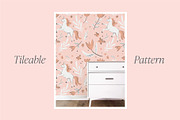 Whimsical Unicorn Pattern, an Animal Illustration by Alisa Wismer Design (Thumbnail 5 of 5)