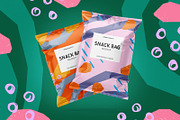 Snack bag mockup set, a Packaging Mockup by ShooShooShop (Thumbnail 7 of 7)