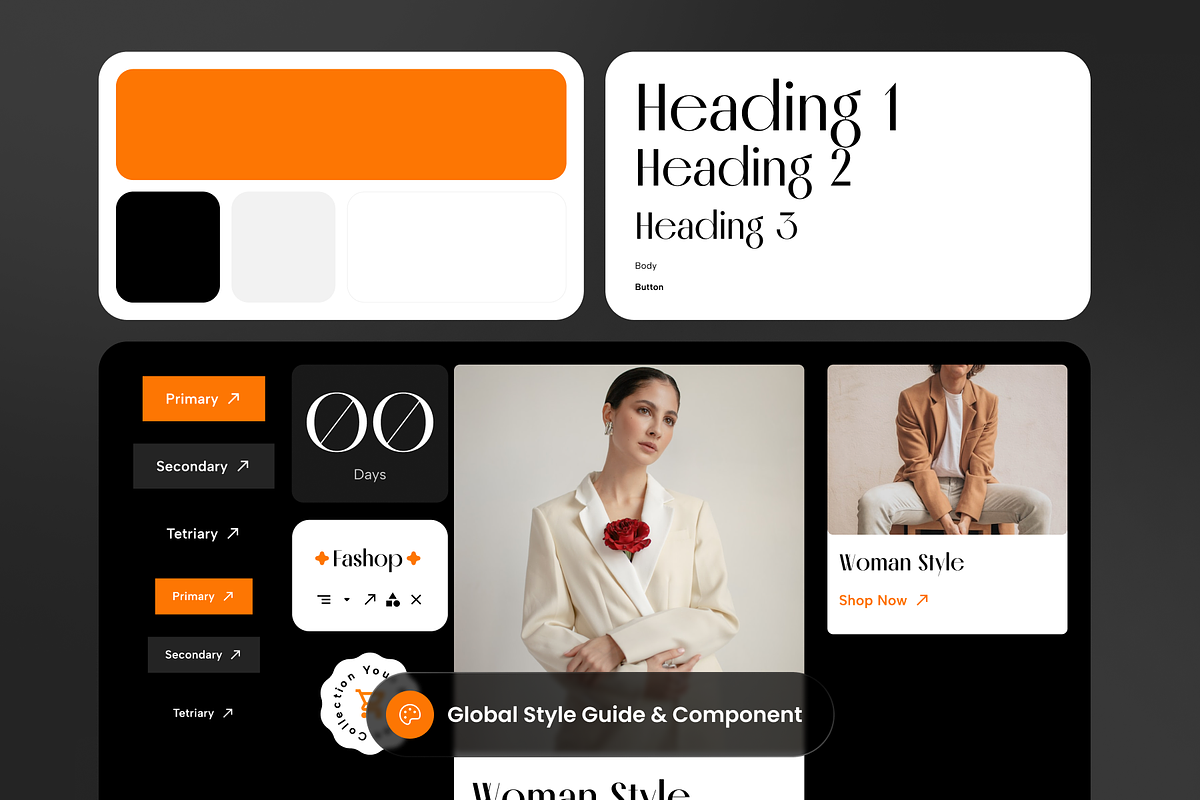 Fashion Brand Landing Page, a Landing Page Template by SLAB! Design (Photo 2 of 5)