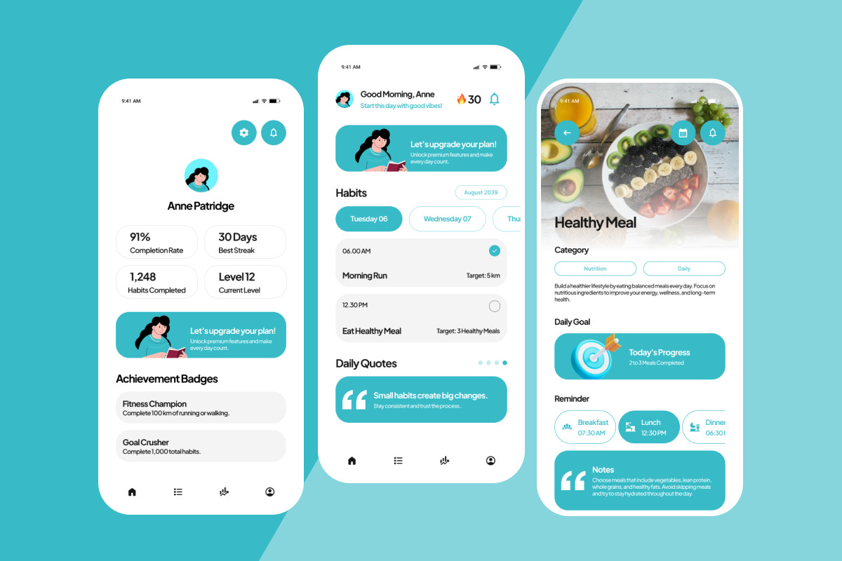 LoopDay - Habit Tracker Mobile App, an App Template by productype1 (Photo 4 of 5)