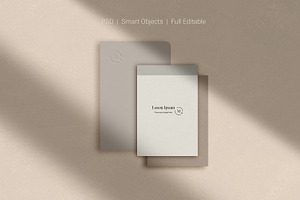 Set of corporate stationery branding