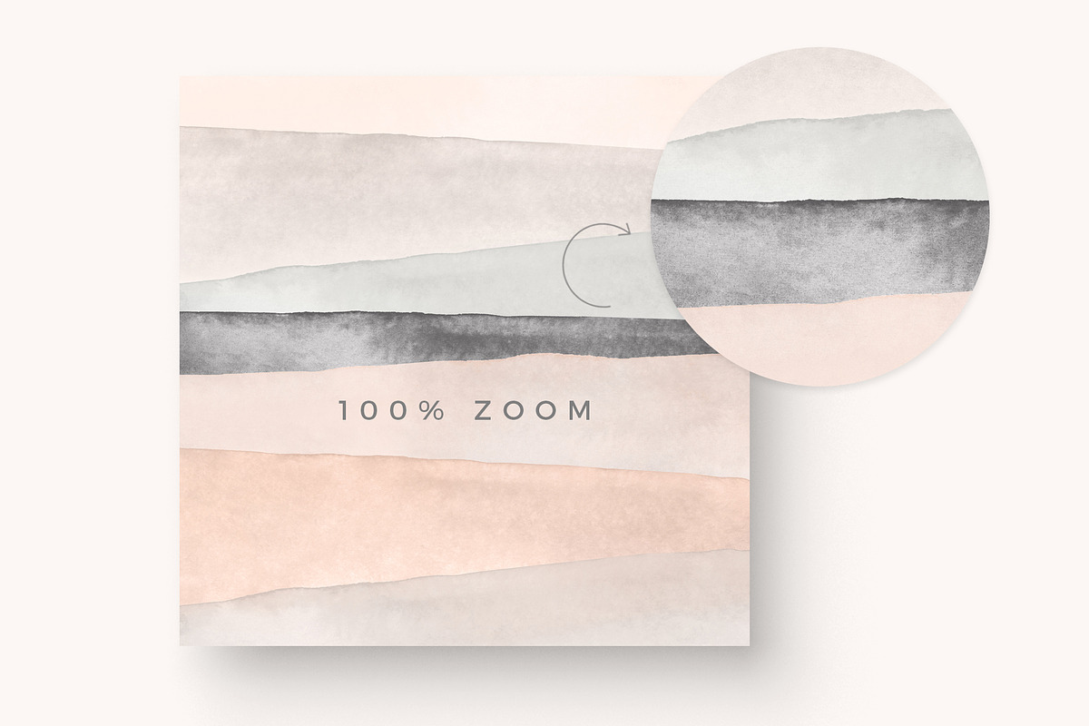 6 Watercolor Backgrounds-Stripes, a Texture Graphic by Basia Stryjecka (Photo 7 of 8)