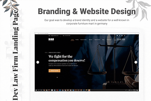 Dev Law Firm Landing Page