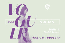 VOGUER Sans Italic