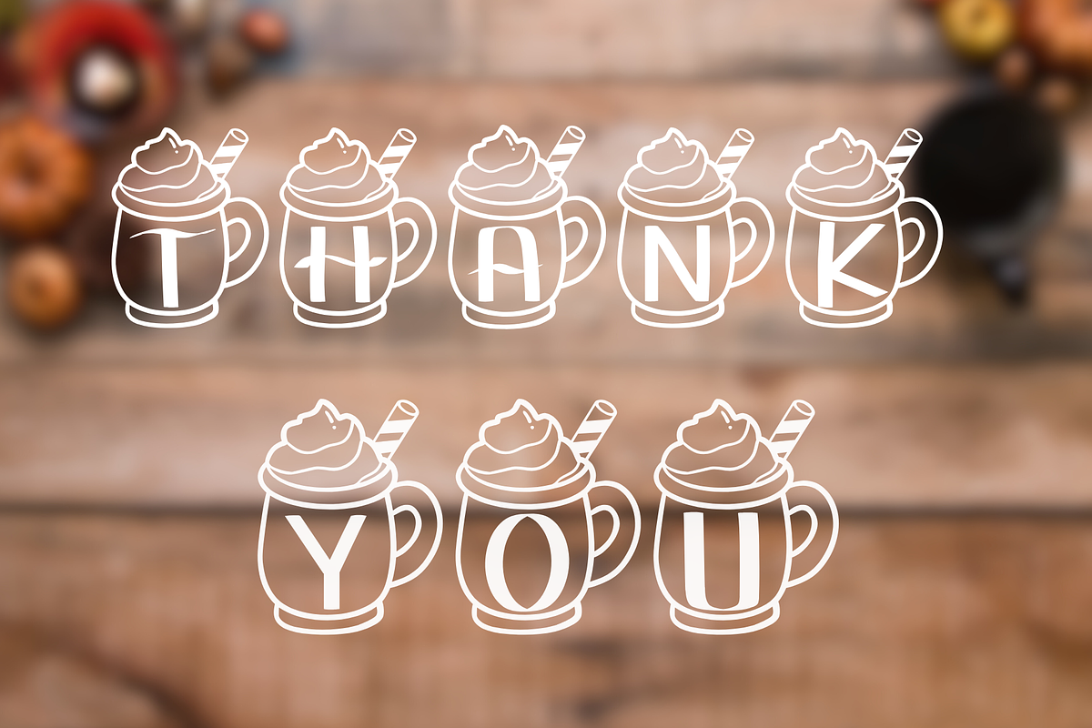 Chrismas mug, a Symbol Font by Petal Pixels (Photo 10 of 10)