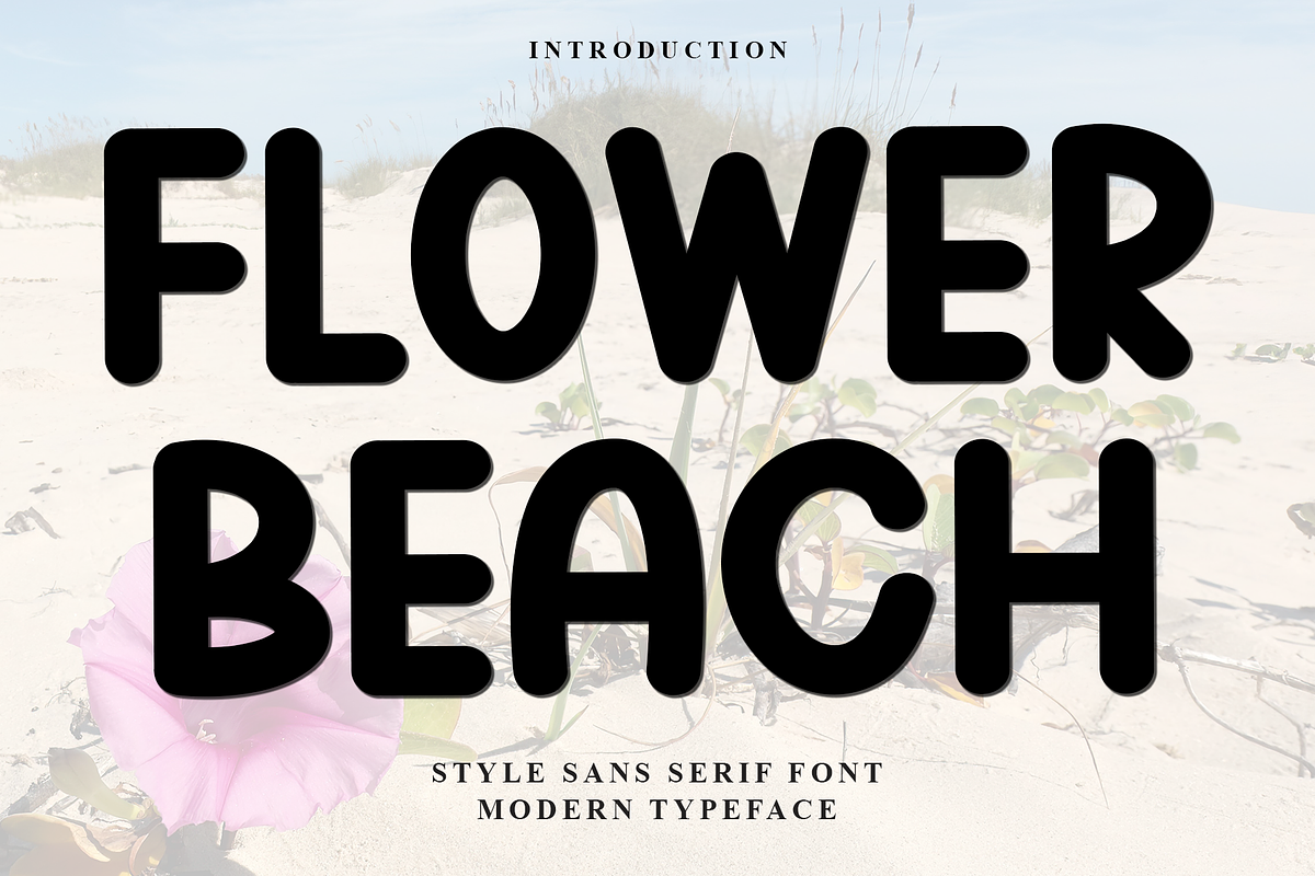 Flower Beach, a Script Font by InermediaSTUDIO (Photo 1 of 7)